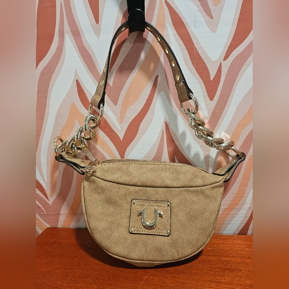 True Religion Handbags - True Religion Shoulder Bag with Gold Chain